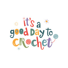 A whimsical and colorful design with the phrase 