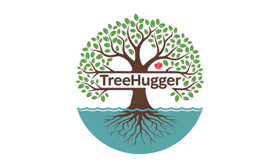 Abstract tree logo icon.Vector green tree man logo, human ecology tree logo Universal creative tree logotype. Vector tree of life symbol. human tree logo on white and dark background.