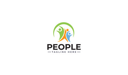 People Logo Icon Vector Image