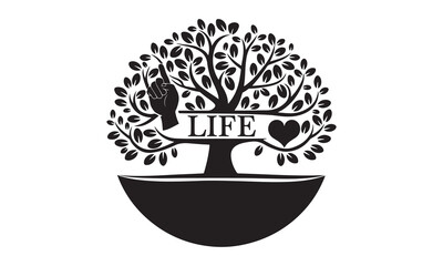 Abstract tree logo icon.Vector green tree man logo, human ecology tree logo Universal creative tree logotype. Vector tree of life symbol. human tree logo on white and dark background.