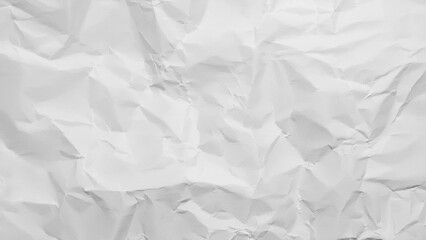 Obraz premium A close-up photograph of a sheet of white paper that has been crumpled and then smoothed out, creating a textured abstract background Generated Image