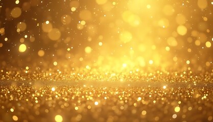 golden christmas lights