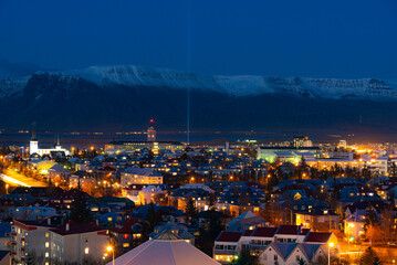 Obraz premium Reykjavik, capital city of Iceland