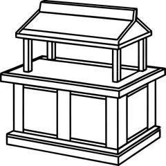 Currency Exchange Line Art Vector Design