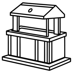 Currency Exchange Line Art Vector Design