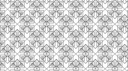 Pattern design with geometric vector shape | Seamless pattern design | Texture background pattern design