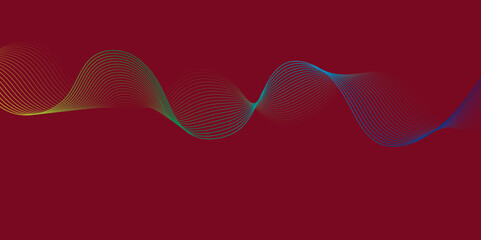 Abstract wave element for design. Digital frequency track equalizer,abstract background with business lines.