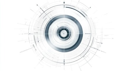 a modern radar chart clipart, performance tracking element, digital illustration, sleek gray tones, isolated on white background -
