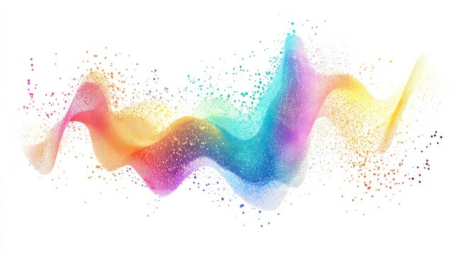 an abstract scatter plot clipart, statistical analysis element, artistic style, rainbow gradient, isolated on white background --ar 16:9 --v 6.1 Job ID: 42eacd6f-28ae-4b01-93eb-7e9bc839e48c