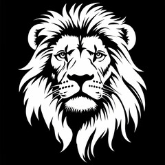 Fototapeta premium lion head vector