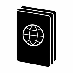 Passport Silhouette Vector Art