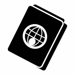 Passport Silhouette Vector Art