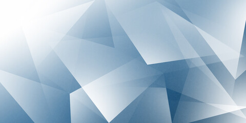 Fototapeta premium Abstract modern blue polygon shape background 