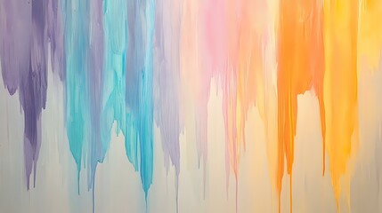 Radiant gradients of aquamarine and lilac flow into dynamic streaks of orange and yellow over a neutral gray canvas