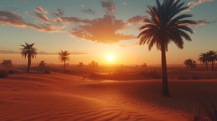 sunset at the beach