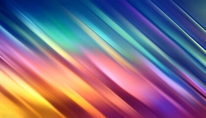 Obraz premium A vibrant abstract image showcasing a smooth gradient of colors blending harmoniously with dynamic flowing lines, creating a sense of movement and energy.