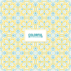 Colorful abstract geometric pattern design