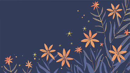 Matariki Flax Stars Maori New Year Celebration Vector Illustration