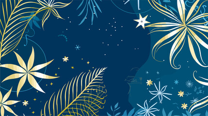 Matariki Flax Stars Maori New Year Celebration Flat Vector Image