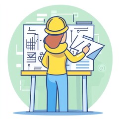 Work Order Icon: Symbol of Business Management, Service Planning, and Project Documentation