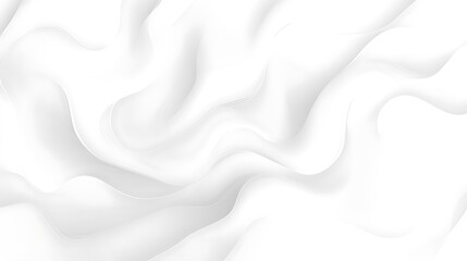 Obraz premium Abstract White Swirling Wave Background Design