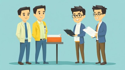 Discussion Between Factory Inspector and Businessman on Hazardous Control Checklist