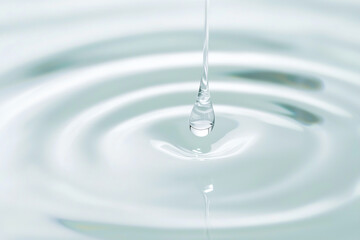 Drop of cosmetic serum gel generated.AI