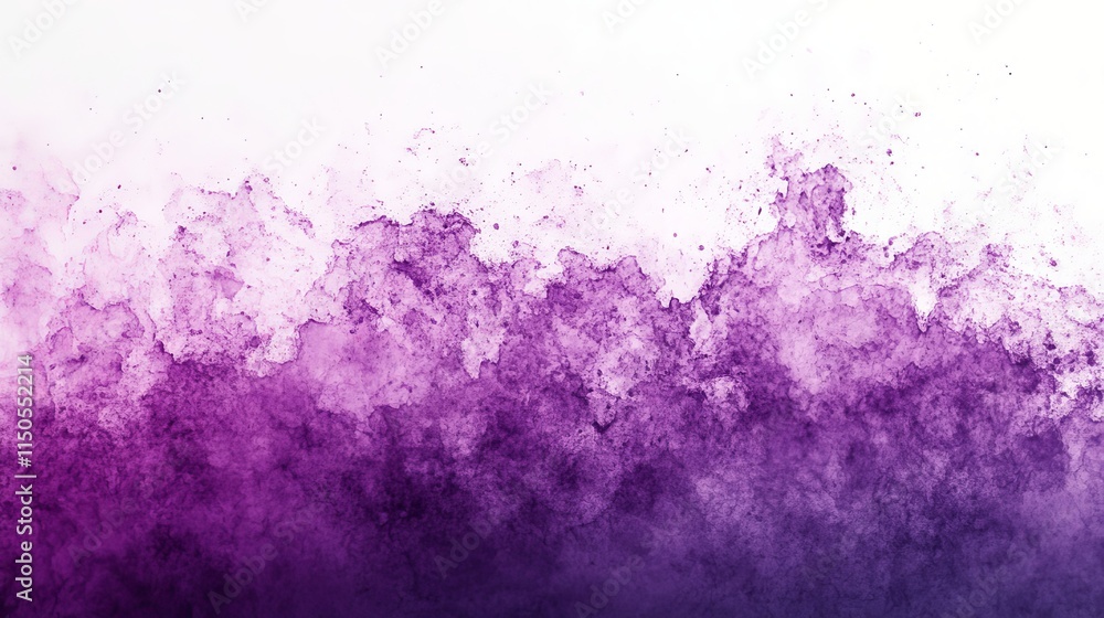 Aufkleber blurred grainy color gradient background, purple white abstract soft noise texture backdrop design, 