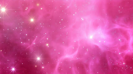 Stellar and cosmic inspired vibrant pink wallpaper