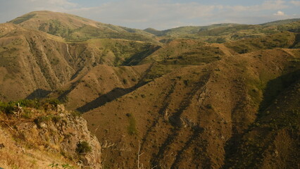 Panoramic view in The Mountain hills. Armenia