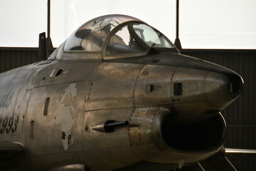 Obraz premium WAR PLANE COCKPIT IN A MUSEUM