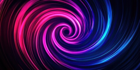 Obraz premium Colorful spiral with pink and blue colors