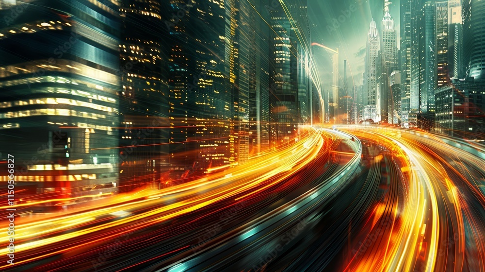 Aufkleber abstract technological background representing global business and communication concepts