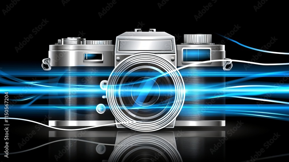 Aufkleber abstract technology background representing global business and communication concepts effectively