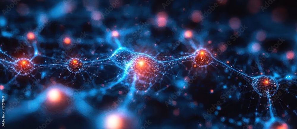 Poster abstract neural network.
