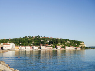 Ville côtière de Piran en Slovénie
