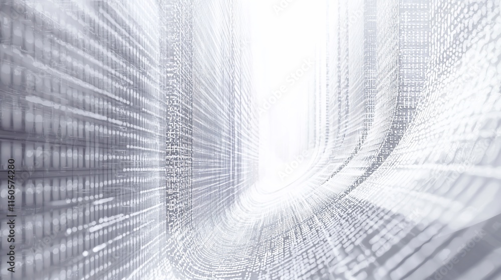 Poster Abstract Digital Data Tunnel Flowing Through Space
