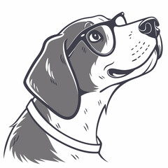 beagle dog portrait
