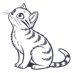 illustration of a cat