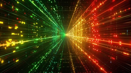 Fototapeta premium Innovative abstract technology background representing global business and communication concepts