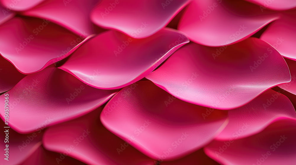 Poster seamless pink rose petal texture with subtle highlights, creating soft and elegant appearance. perfe