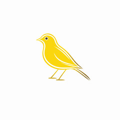 simple canary bird logo