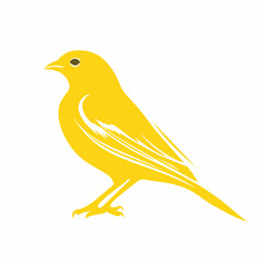 simple canary bird logo