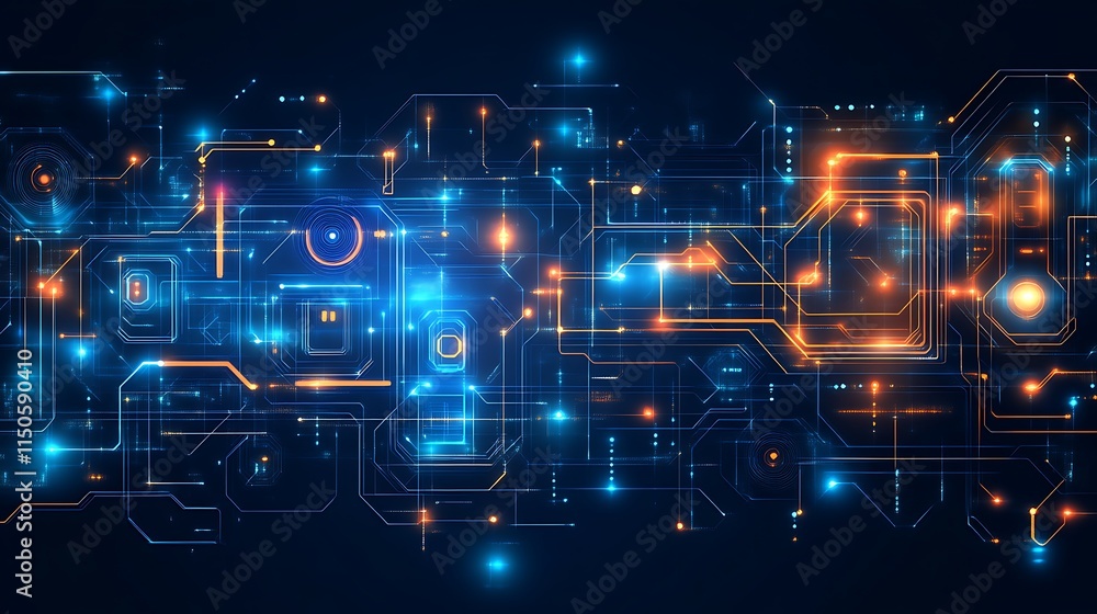 Poster abstract digital circuitry network design