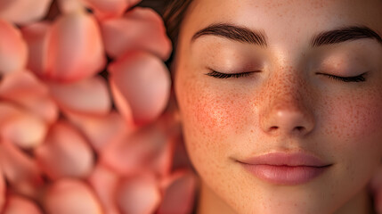 A blissful face with closed eyes surrounded by soft glowing stars.