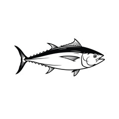 Tuna Fish Silhouette Vector Art, Icons and Graphics.