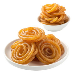 Stock photo of Jalebi or Jilbi or imarati, indian sweet food fried in pure ghee, selective focus