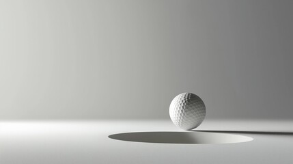 golf ball falling. golf hole edge ball falling over