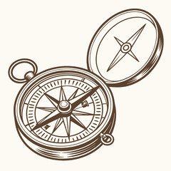 vintage compass