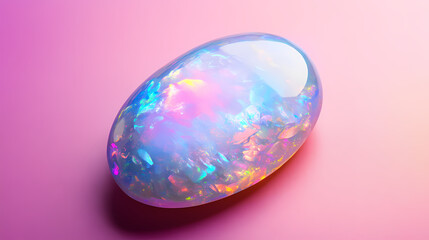 Luxurious opal stone canvas background for elegant jewelry display decor. Opal. Illustration